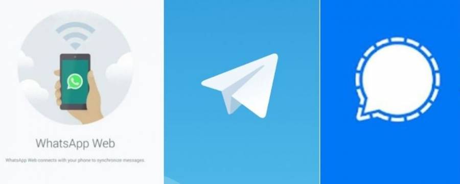 ¿Puedo abrir Telegram y Signal en mi computadora como con WhatsApp?