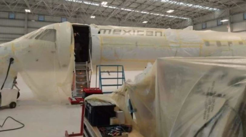 Ante la falta de aviones Boeing, Sedena arrenda uno usado para Mexicana y así luce