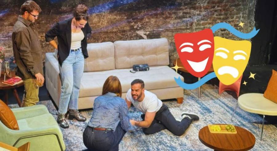 "Los vecinos de arriba": Comedia teatral sobre el amor y la rutina en CDMX