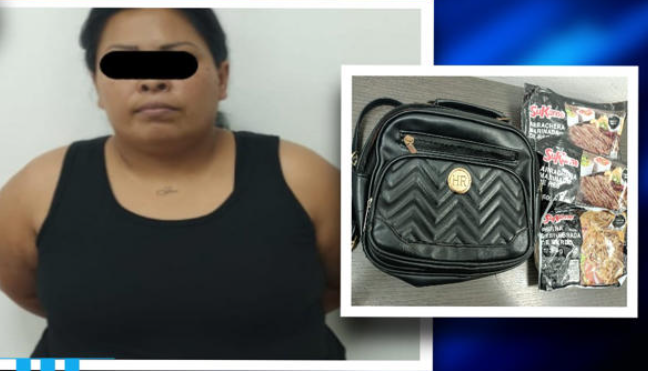 Durango: Detienen a mujer que intentó robar kilo y medio de carne en Escobedo