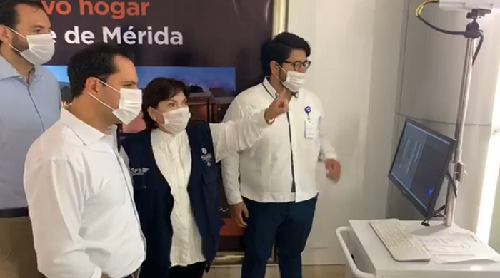 Supervisa el gobernador los filtros instalados en el Aeropuerto de Mérida