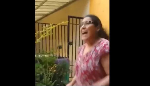 Vídeo de Lenia Batres insultando a mujer en una vecindad... Hoy es la ministra de AMLO
