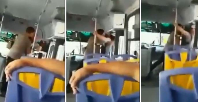 VIDEO: Chofer agrede a mujer que no tenía dinero para completar su pasaje