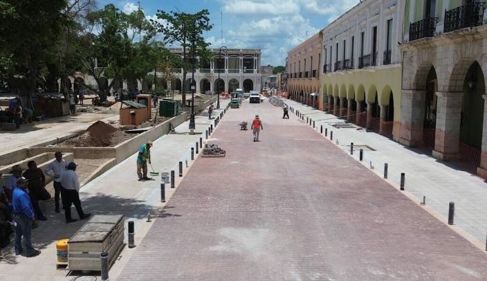 Vila: La Plaza Grande de Mérida estará lista antes del 1 de octubre