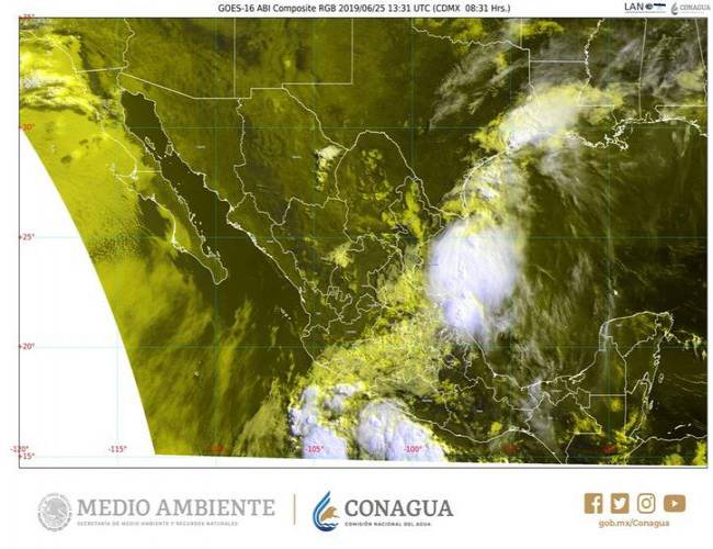 Alertan por 70% de desarrollo ciclónico en océano pacífico