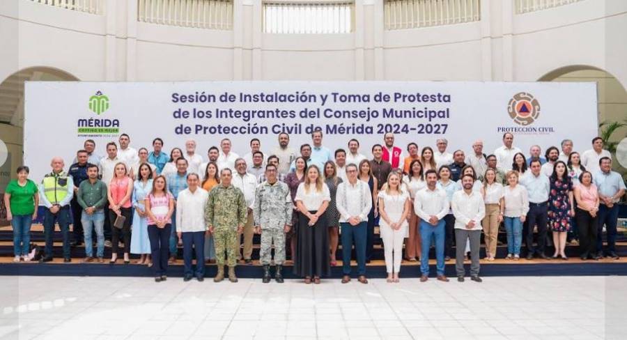 Mérida: Integran Consejo de Protección Civil ¡Ciudad prevenida y más fuerte!