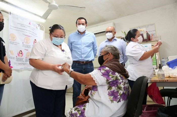 Mérida: Séptimo día de vacunación anti-Covid