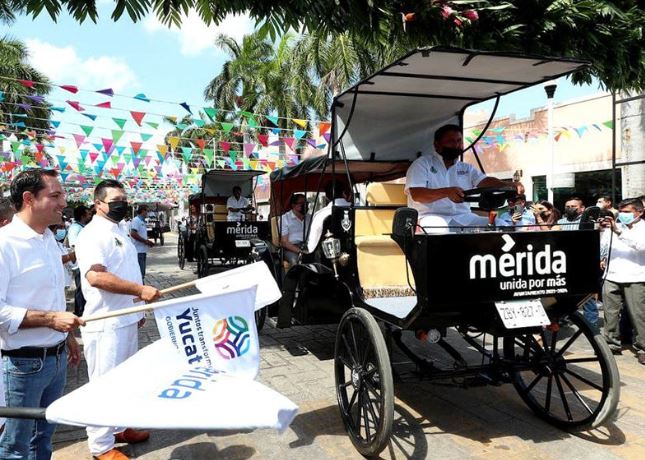 Mérida ya cuenta con seis calesas eléctricas... ¿Adiós a los caballitos?