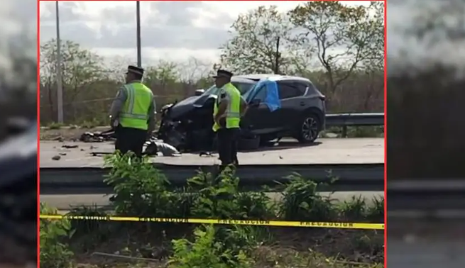 Fatal accidente en la carretera Mérida-Progreso, muere una mujer