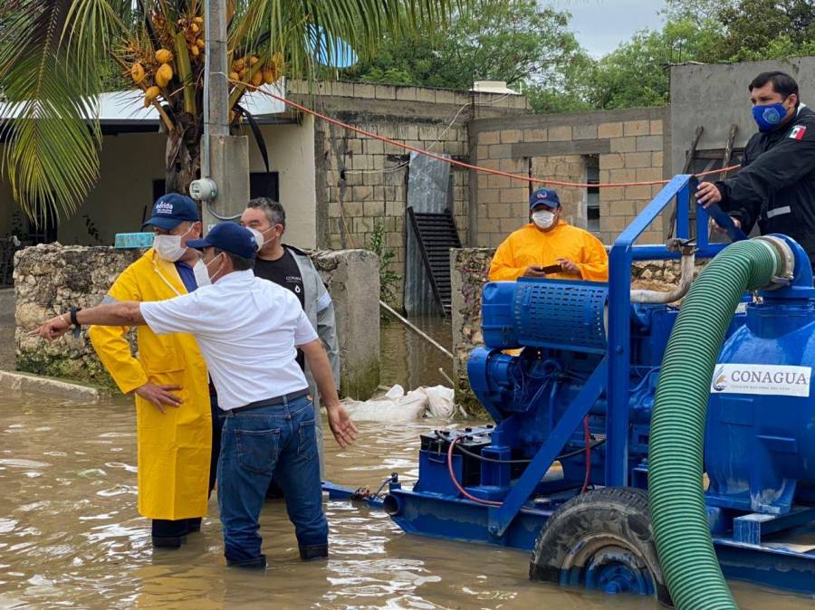 Mérida : Atiende Ayuntamiento inundaciones por lluvias del frente frío 9