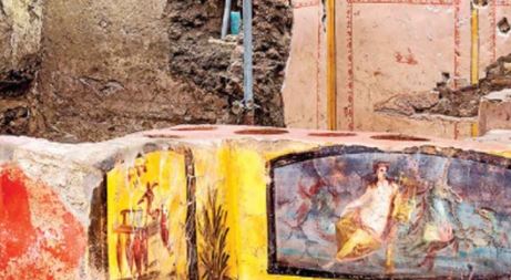 Arqueólogos descubren antigua tienda de comida callejera en Pompeya