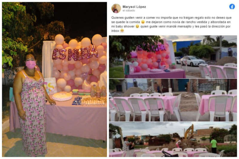 Hace un "Baby Shower", nadie va, lo pone en Face y la critican con “crueldad”