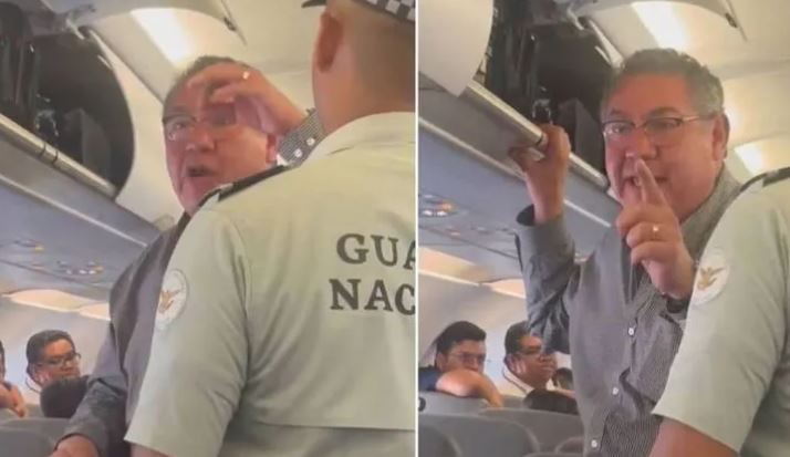 (VíDEO) No le respetaron su lugar en Viva Aerobús y por reclamar lo bajan del avión