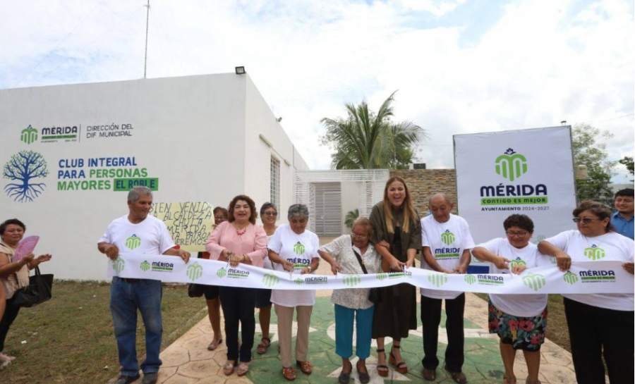 Mérida: Ayuntamiento inaugura el 1er. Club Integral para Personas Mayores