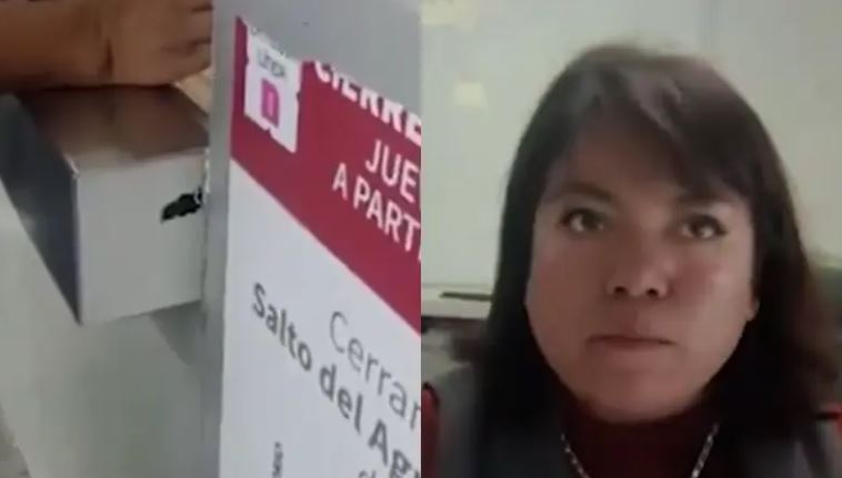 (VIDEO) #LadyTaquilla: prepotente taquillera en la estación Indios Verdes